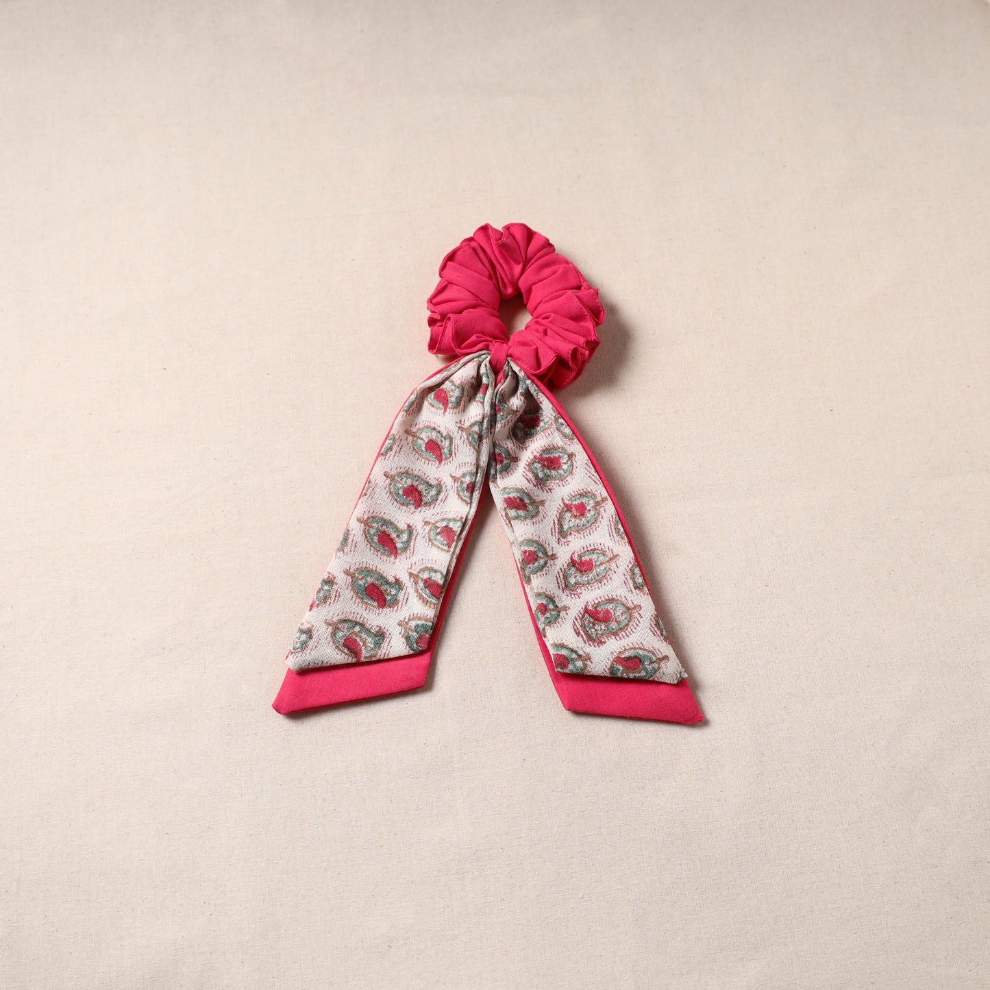 Handmade rubber band/scarf scrunchie 22 - handcrafted