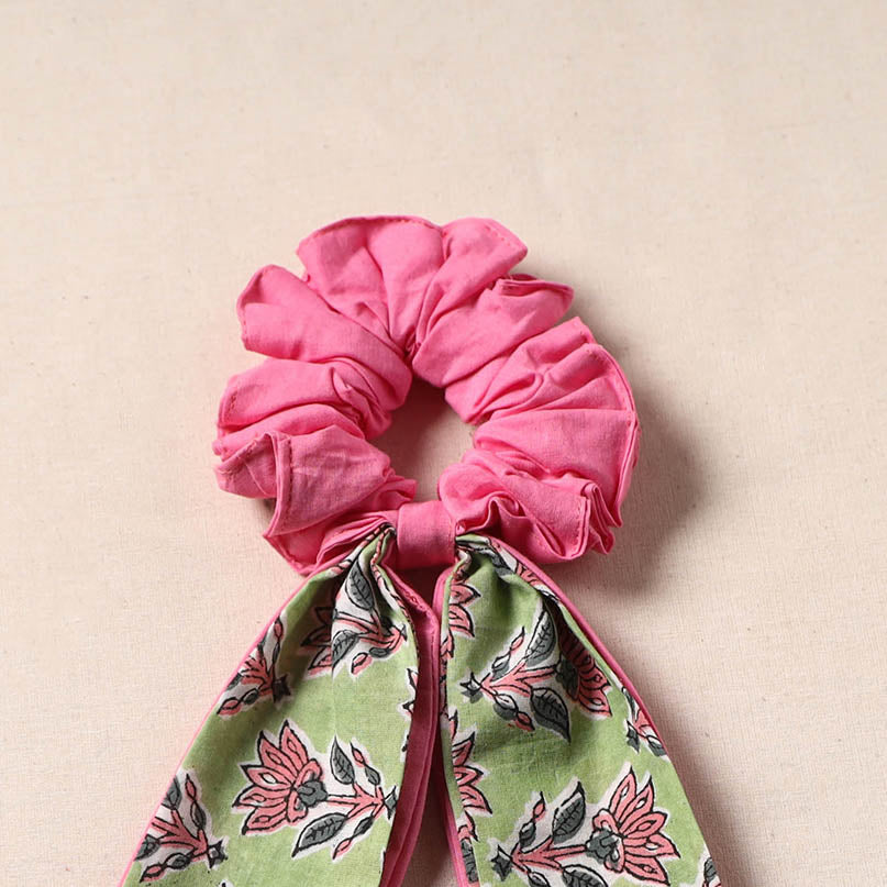 Handmade rubber band/scarf scrunchie 25 - handcrafted