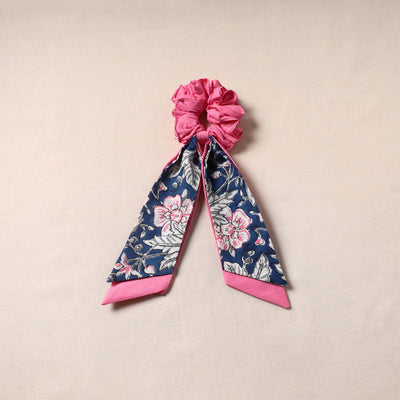 Handmade rubber band/scarf scrunchie 35 - handcrafted