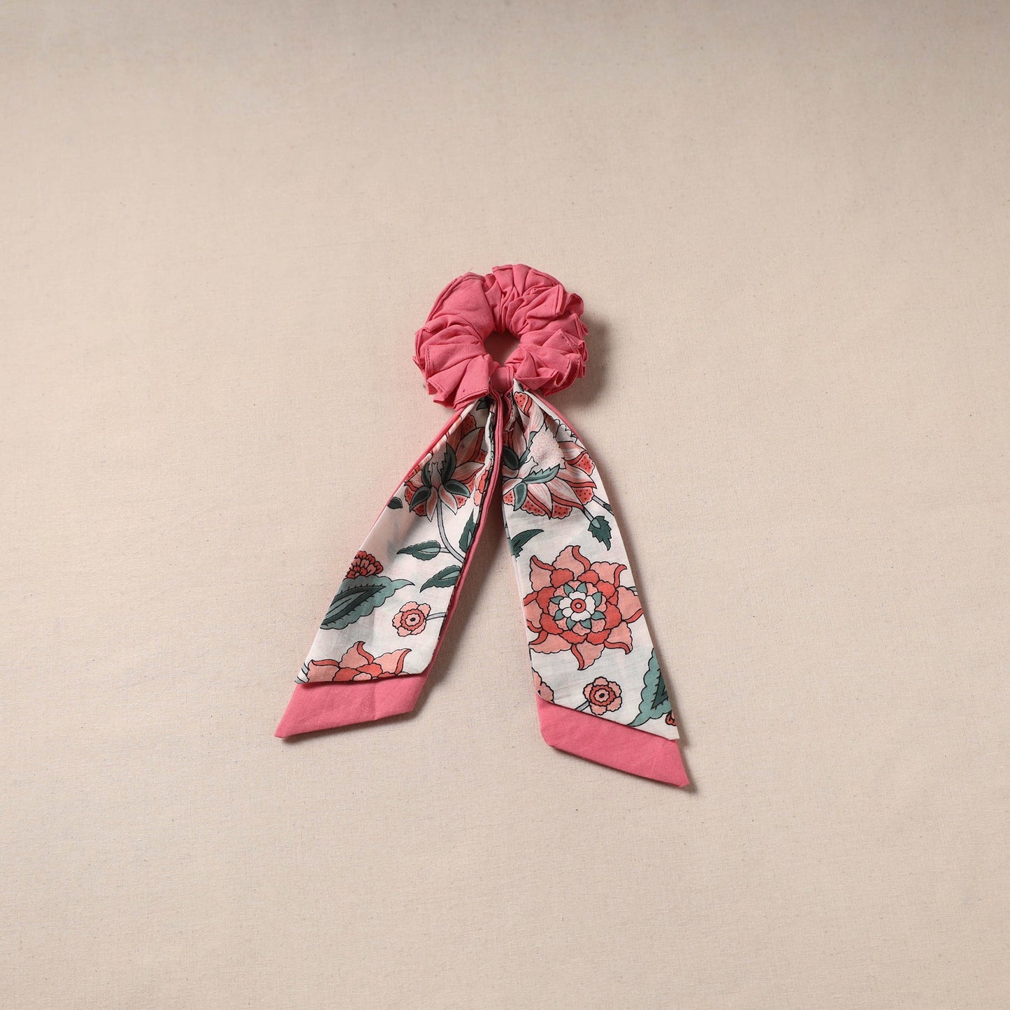 Handmade rubber band/scarf scrunchie 69 - handcrafted