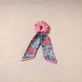 Handmade rubber band/scarf scrunchie 75 - handcrafted