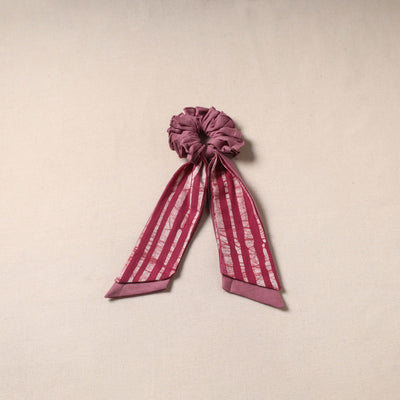 Handmade rubber band/scarf scrunchie 95 - handcrafted