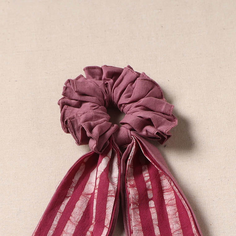 Handmade rubber band/scarf scrunchie 95 - handcrafted