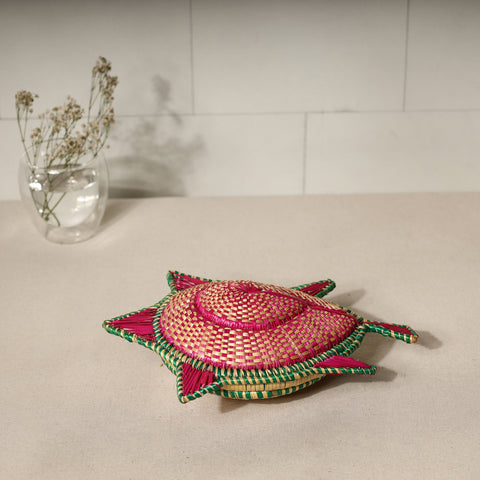 Sikki Grass Fish Decorative Pink Multipurpose Box