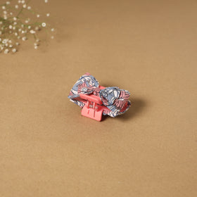 Pink - handmade women’s bow hair claw clip 40 - handcrafted