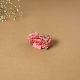 Pink - handmade women’s bow hair claw clip 45 - handcrafted