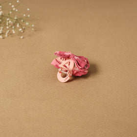 Pink - handmade women’s bow hair claw clip 57 - handcrafted