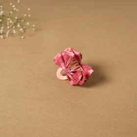 Pink - handmade women’s bow hair claw clip 57 - handcrafted