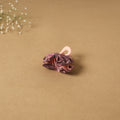 Pink - handmade women’s bow hair claw clip 63 - handcrafted