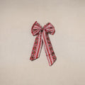 Pink - handmade women’s bow hair clip 116 - handcrafted
