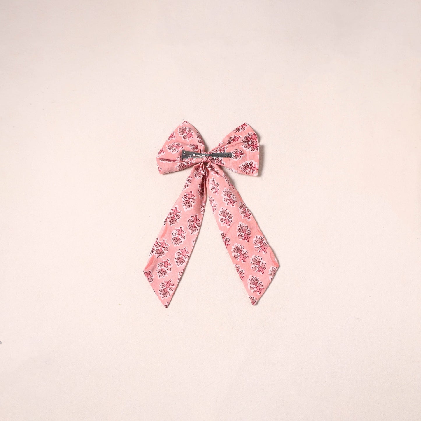 Handmade women’s bow hair clip 44 - handcrafted