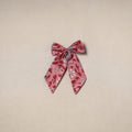 Pink - handmade women’s bow hair clip 88 - handcrafted