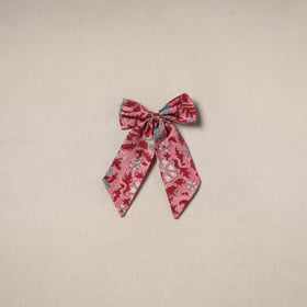Pink - handmade women’s bow hair clip 88 - handcrafted