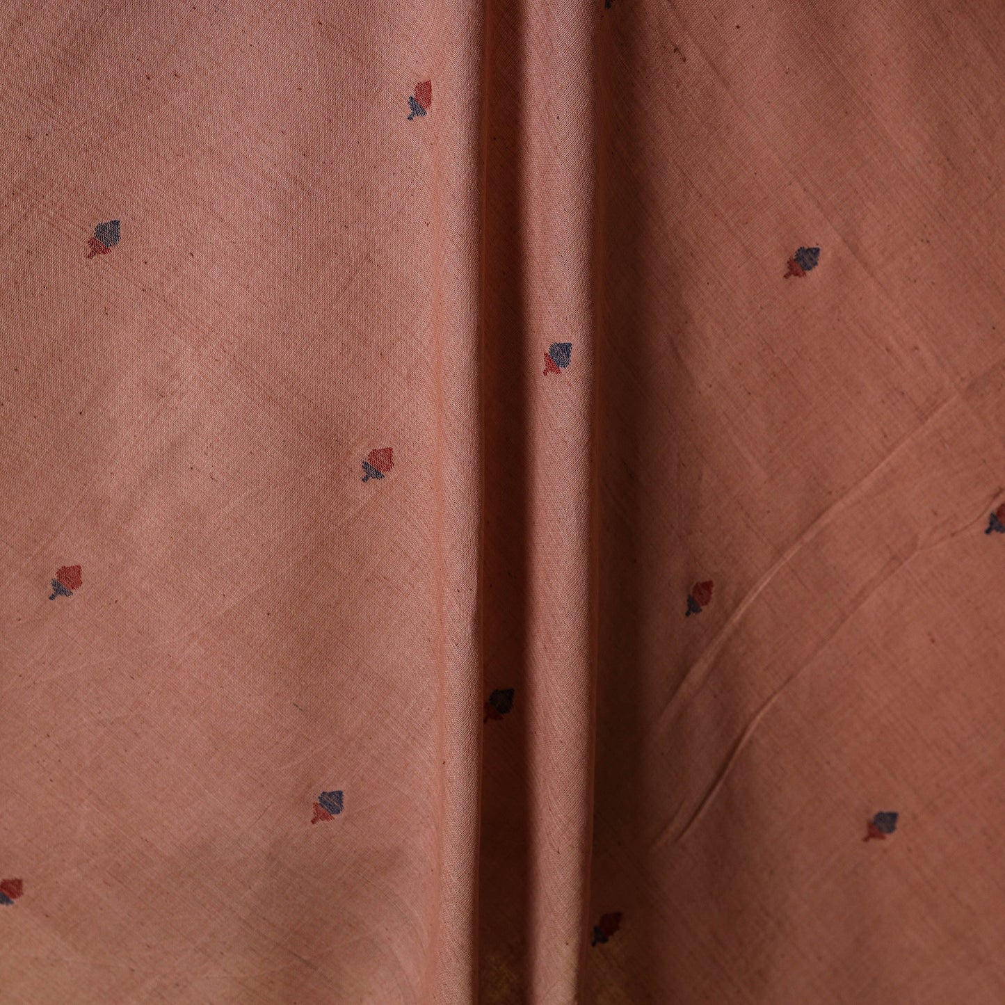 Pink - handspun handloom natural dyed cotton buti