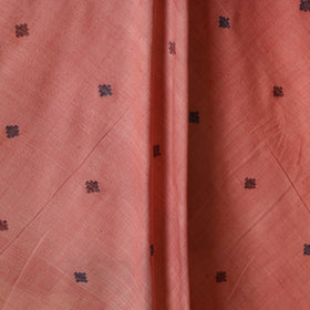 Pink - handspun handloom natural dyed cotton buti