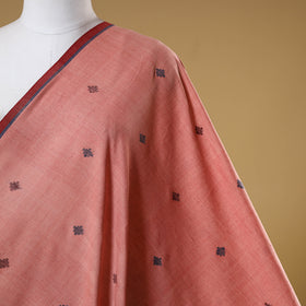 Pink - handspun handloom natural dyed cotton buti