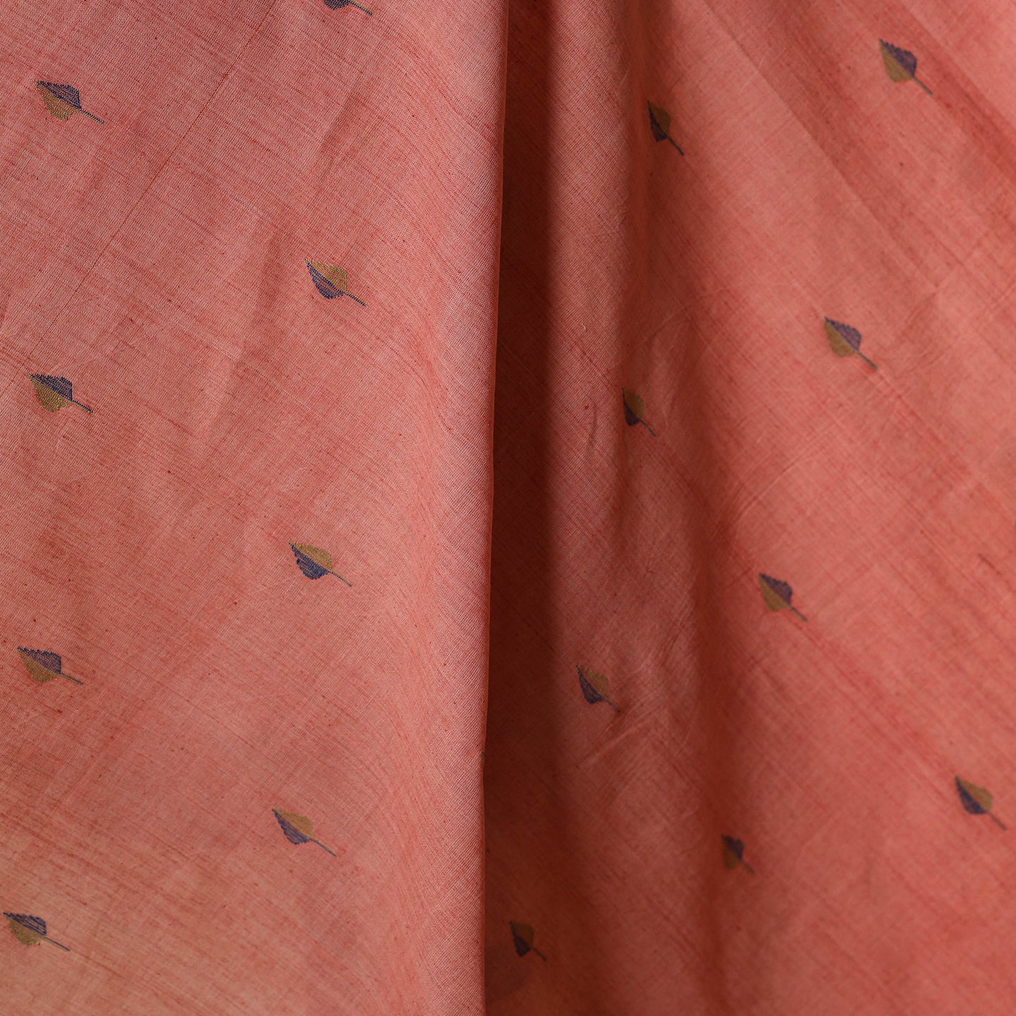 Pink - handspun handloom natural dyed cotton buti