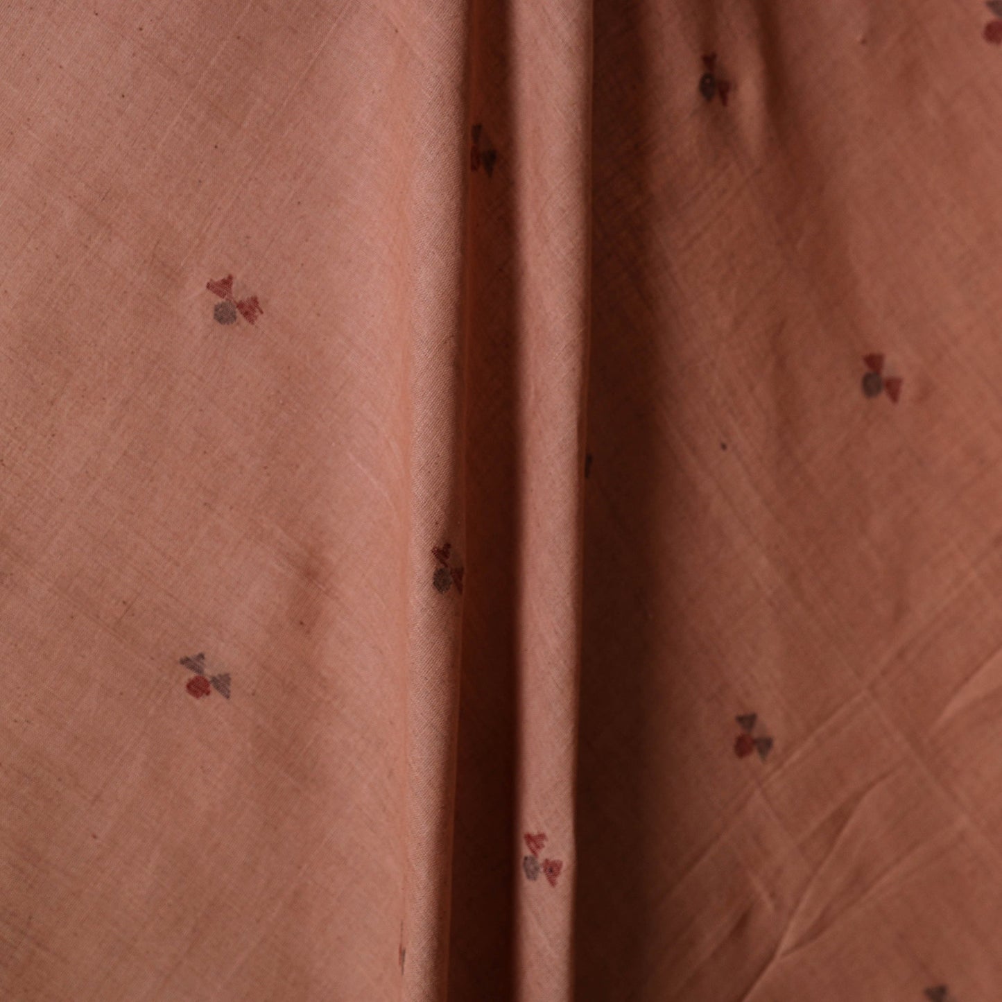 Pink - handspun handloom natural dyed cotton buti