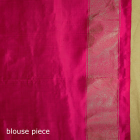 Pink - handspun handloom silk pochampally patola ikat saree