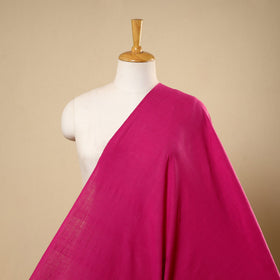 Pink - handwoven organic kala cotton fabric 02 - handcrafted