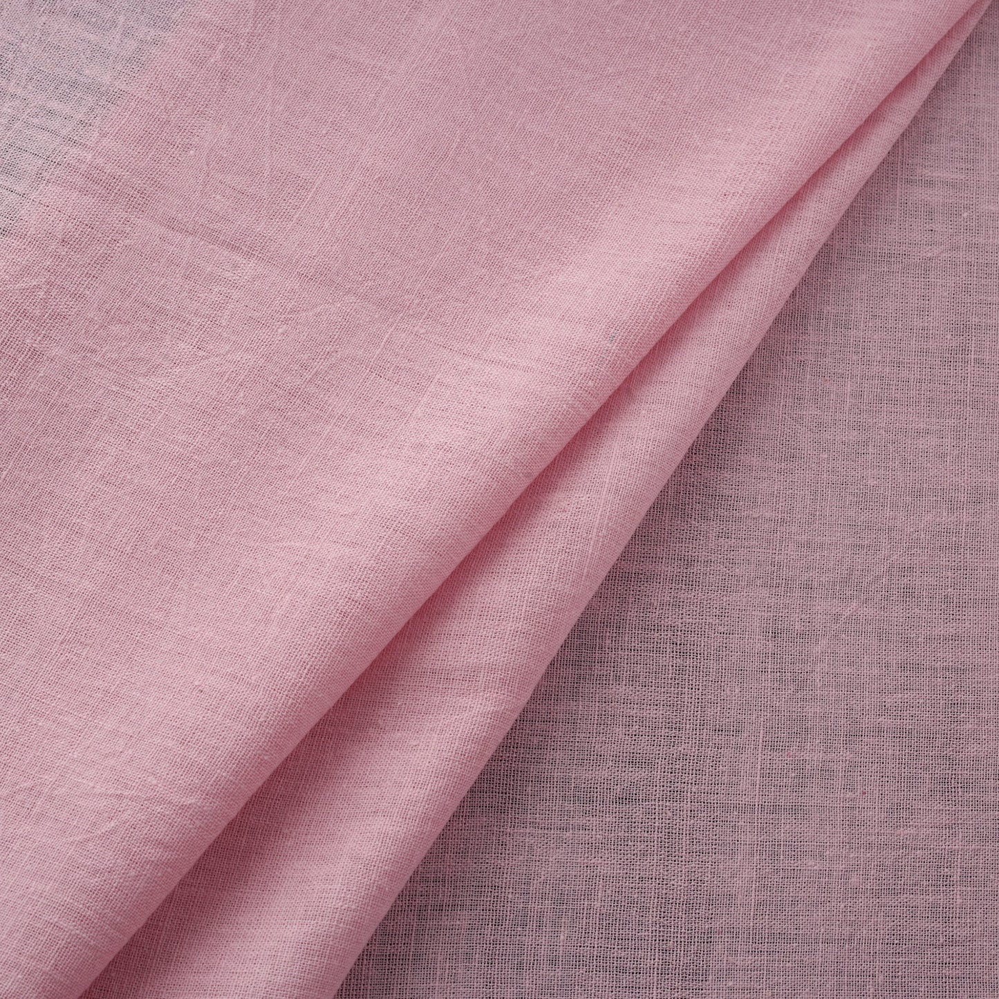 Pink - handwoven organic kala cotton fabric 05 - handcrafted
