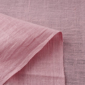 Pink - handwoven organic kala cotton fabric 05 - handcrafted