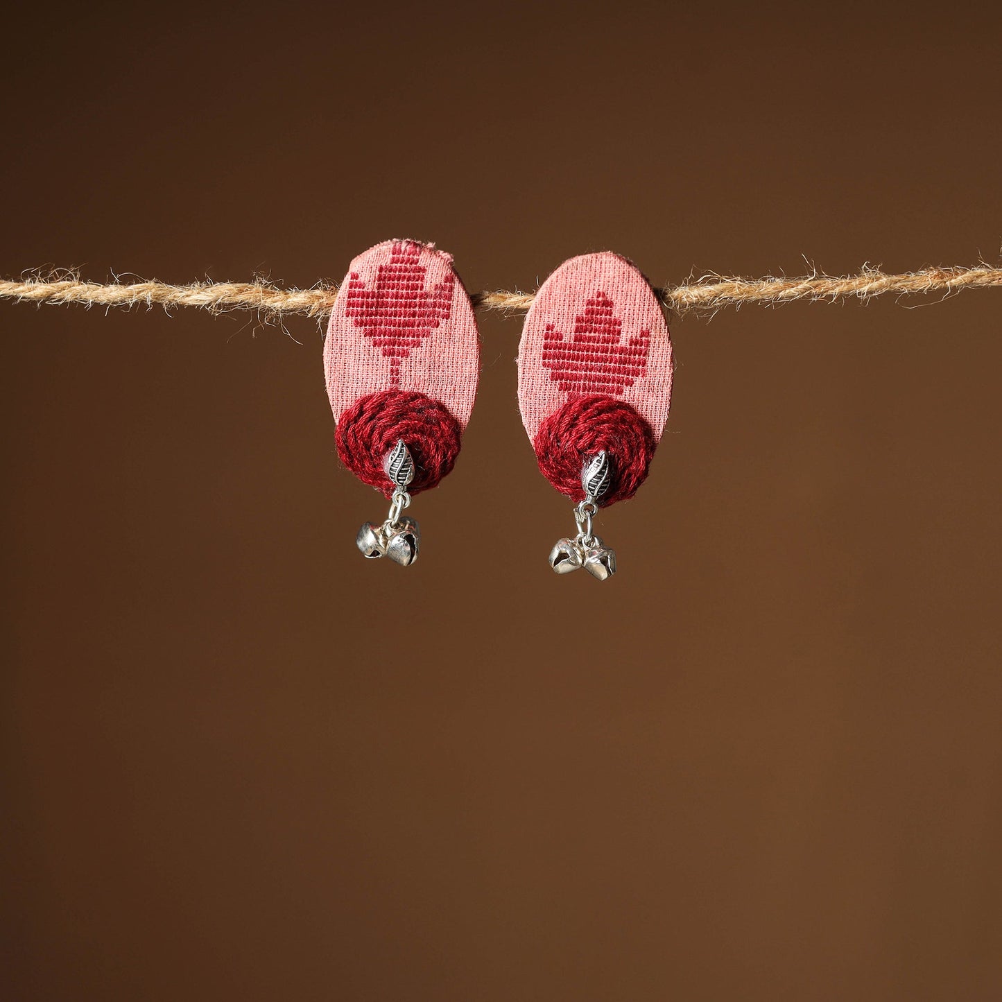 Nikhat Thread Work GS Fabart Earrings 