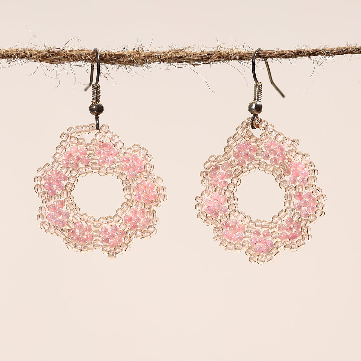 Buy Hapur Beadwork Earrings by Aagaz Online at iTokri.com