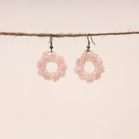 Buy Hapur Beadwork Earrings by Aagaz Online at iTokri.com
