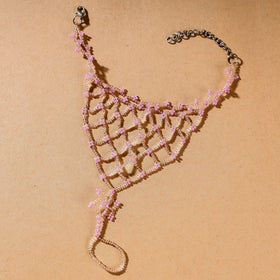 Buy Hapur Flower Beadwork Ring Bracelet by Aagaz Online at iTokri.com