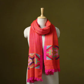 Himalayan handspun handwoven pure pashmina wool stole 18