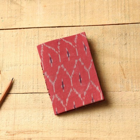  Ikat Fabric Cover Handmade Paper Notebook 