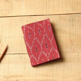 Ikat Fabric Cover Handmade Paper Notebook 