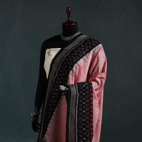 Ikat handloom cotton sambalpuri dupatta 08 - handcrafted