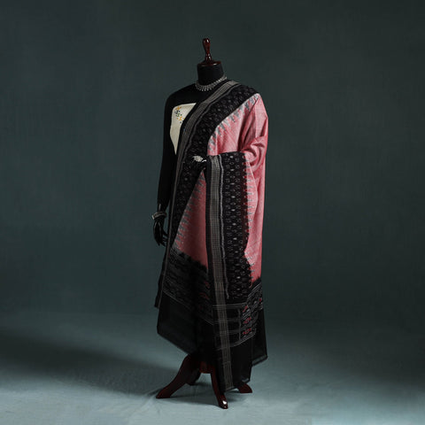 Ikat handloom cotton sambalpuri dupatta 08 - handcrafted