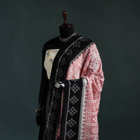 Ikat handloom cotton sambalpuri dupatta 19 - handcrafted
