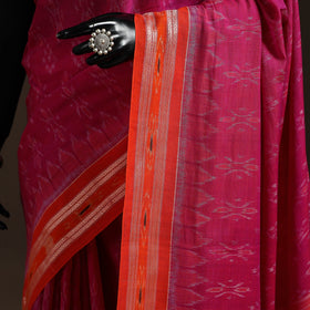 Ikat handloom cotton sambalpuri saree 02 - handcrafted