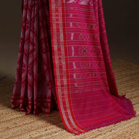 Ikat handloom cotton sambalpuri saree 09 - handcrafted