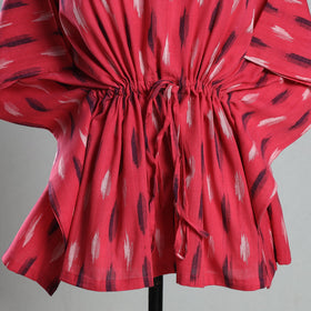 Buy Ikat Weave Cotton Kaftan with Tie-Up Waist Online at iTokri.com