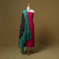 Jacquard cotton 2pc unstitched dress material