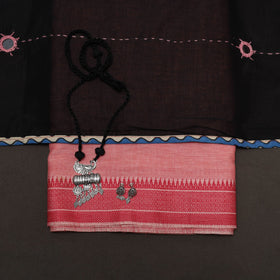 Jacquard cotton 2pc unstitched dress material