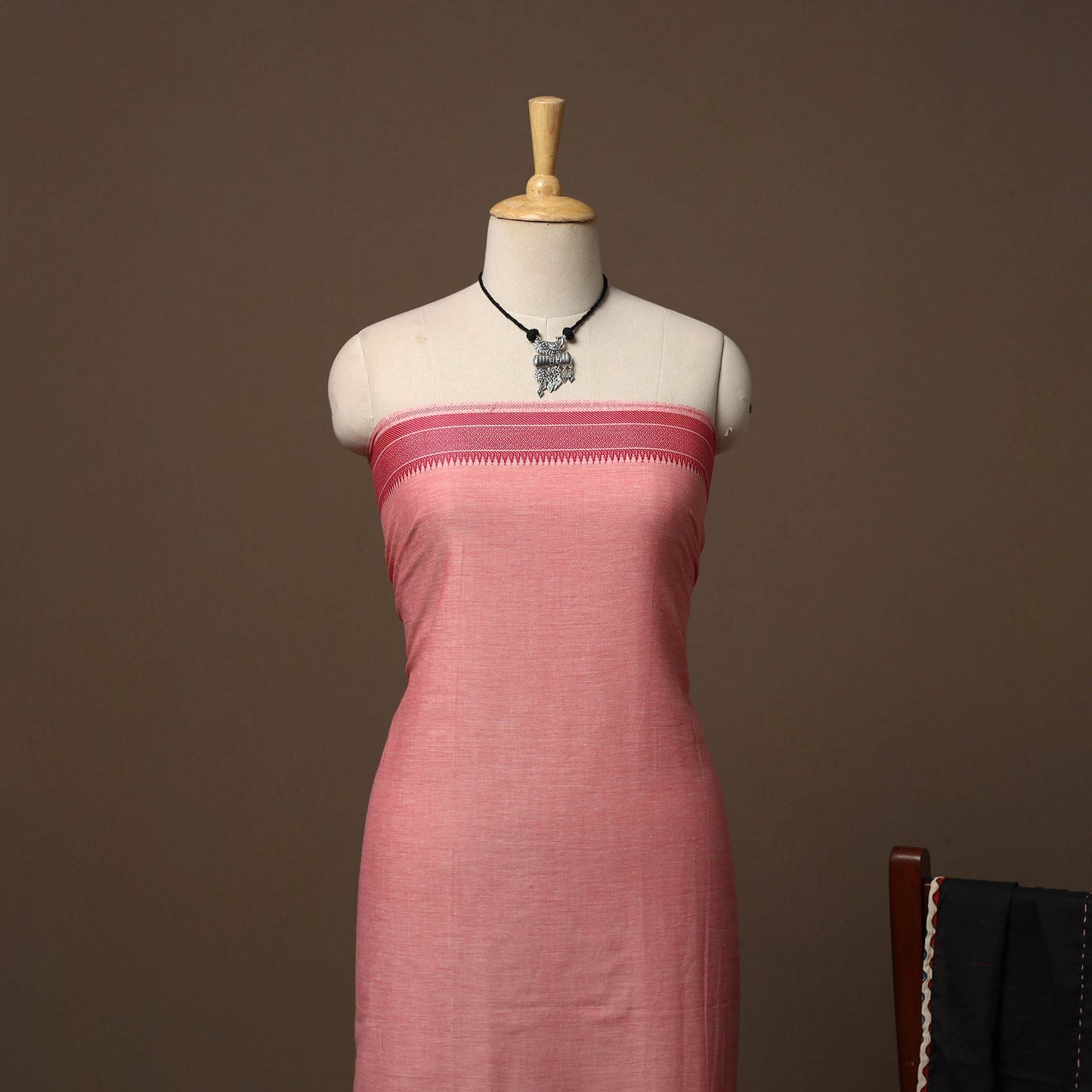 Jacquard cotton 2pc unstitched dress material