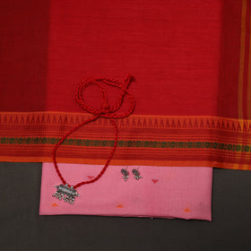 Jacquard cotton 2pc unstitched dress material