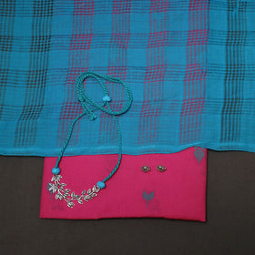Jacquard cotton 2pc unstitched dress material