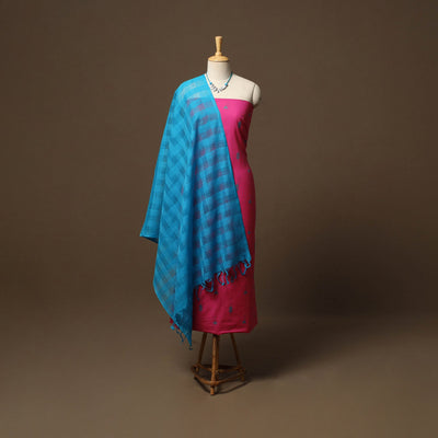 Jacquard cotton 2pc unstitched dress material