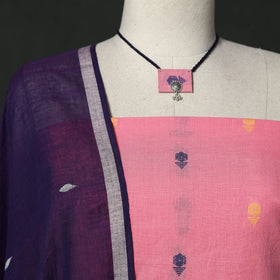 Jacquard cotton 2pc unstitched dress material