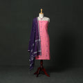 Jacquard cotton 2pc unstitched dress material