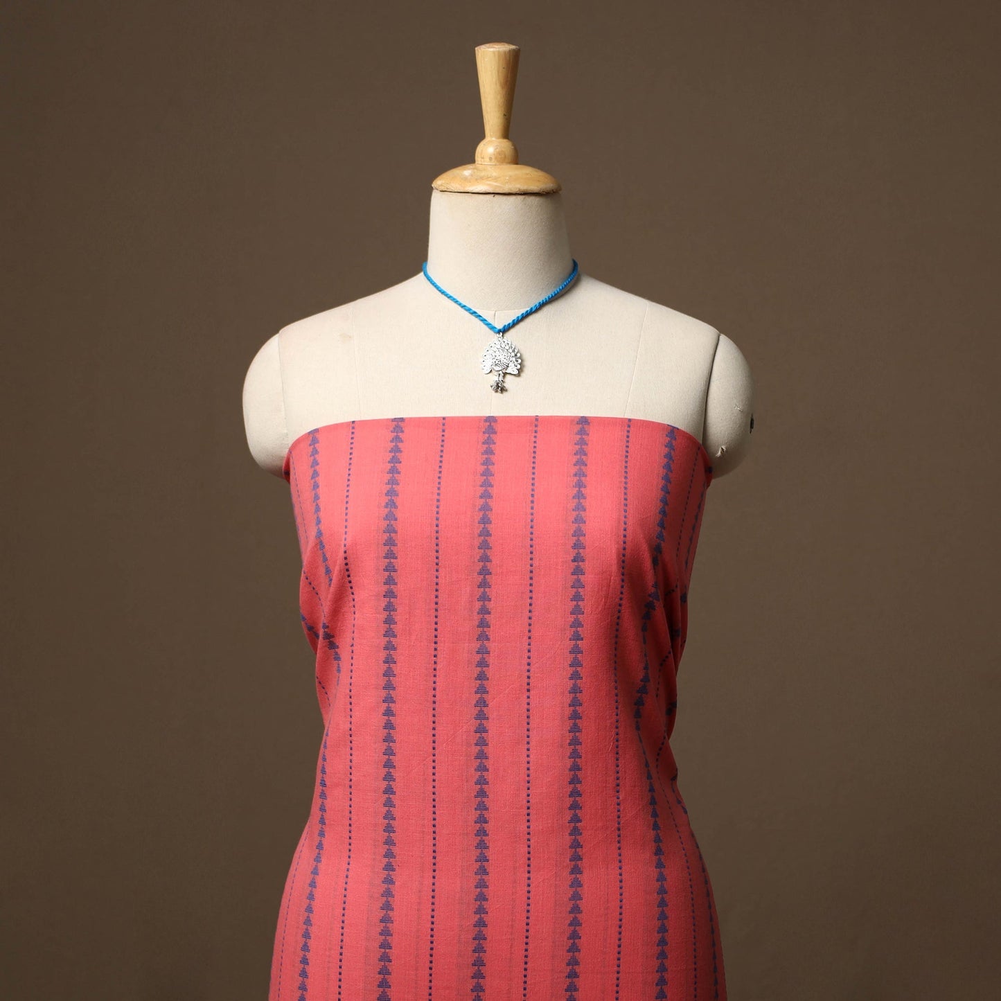 Jacquard cotton 2pc unstitched dress material