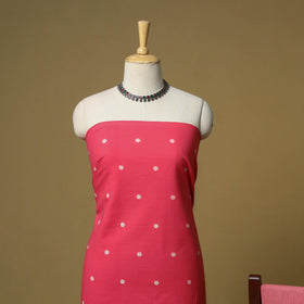 Jacquard cotton 3pc unstitched dress material 112