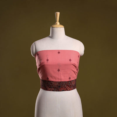 Jacquard cotton blouse piece 48 - handcrafted